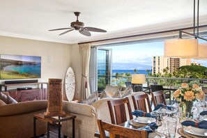 Island artwork and textures bring depth and warmth HKH-503
