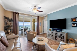 Living Area with Balcony