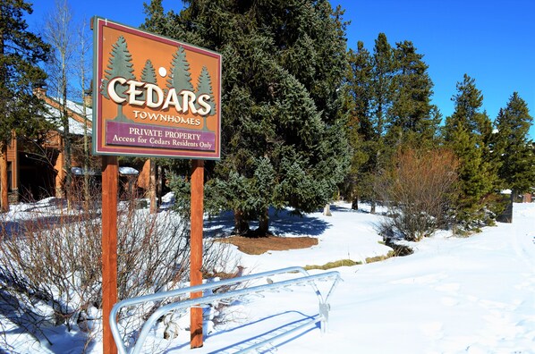 Ski Resort Exterior View - Cedars complex has ski in/ ski out access directly on the base Breckenridge Ski Resort.