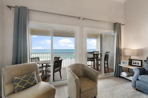 Living Area with Balcony