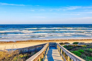 Outdoors - Lost Colony boardwalk to the beach