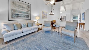 Comfortable Furniture in Living Room - Couch Does Not Have a Sofa Sleeper