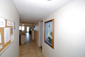 Entry way from door