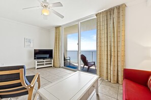 Living Area with Balcony