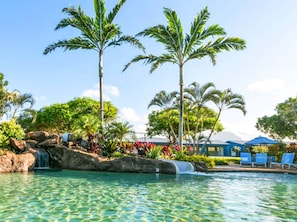 Enjoy exclusive access to Poipu Beach Athletic Club during your stay, featuring a pool, jacuzzi, and gym, all just a short five-minute drive from the unit.