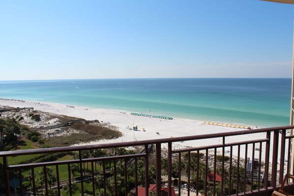 Beautiful view of the gulf and Sandestin beach.