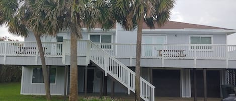 front view of the beach house