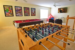 Games room (upstairs)