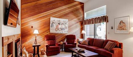 Living Room- Winterpoint 22 - Breckenridge Vacation Rental