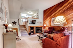 Living room- Winterpoint 22 - Breckenridge Vacation Rental
