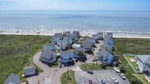 Aerial view of Lost Colony