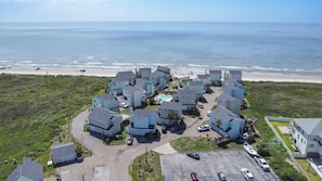 Aerial view of Lost Colony