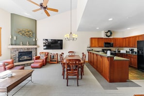 Open concept space.