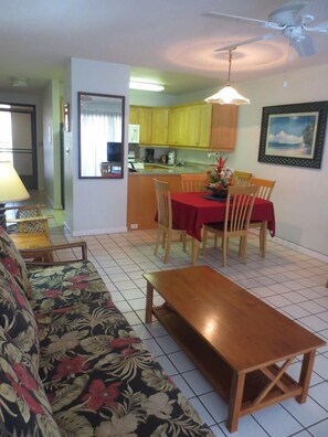 Living Room - Living room, dining and kitchen
