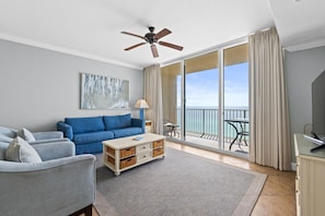 Living Area with Balcony