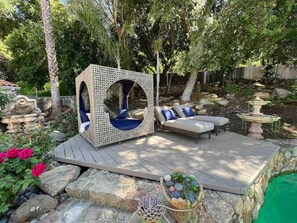 New daybed poolside