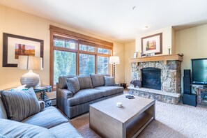 Living area with brand new furnishings.