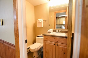 Bathroom - The main floor bathroom is a half bath.