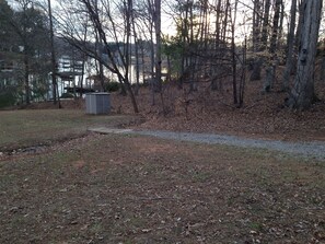 Path going down to the dock!