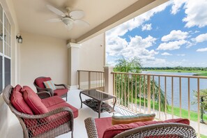 Unwind and relax on your own private balcony. - Enjoy breathtaking lake views from your exclusive  private balcony of the apartment. - Start your day with coffee and sunrise with lake views from the private balcony. - Perfect spot for refreshment