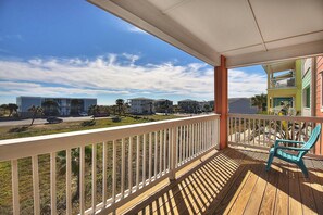 balcony view - This home offers multiple decks - balcony views!