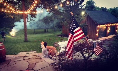 4th of July at Lizzies Cabin