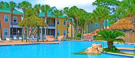Purple Parrot Resort Outdoor Pool
