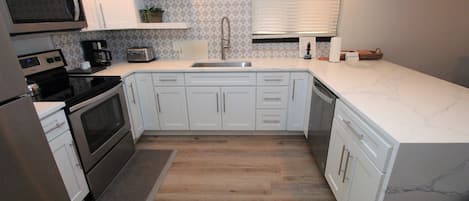 Newly remodeled kitchen