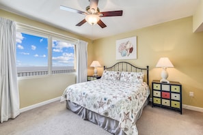 Gulf Front Primary Bedroom with King Size Bed