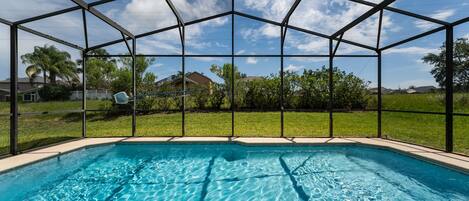 large pool with showing the gorgeous view