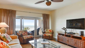Living Room with Oceanfront View