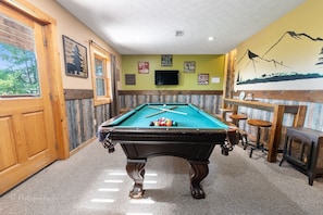 Furniture, Table, Indoors, Pool Table, Room