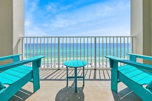 Your private patio with panoramic views