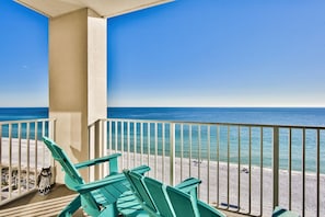 Your private patio with panoramic views