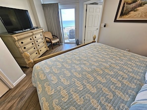 Wonderful beach and gulf views from the master bedroom