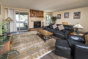 Living Room with Fireplace