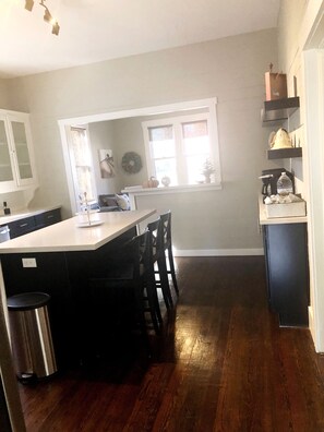 Kitchen Island & Coffee Bar