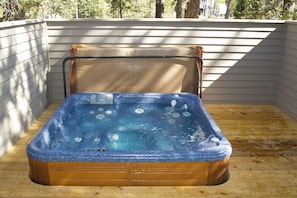 Another look at the relaxing hot tub.