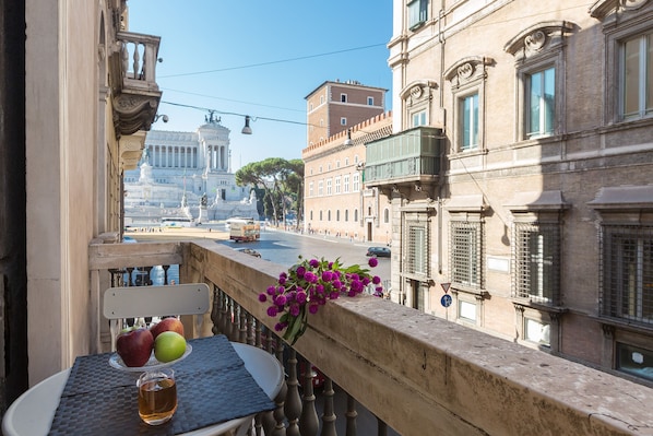 Balcony with beautiful view