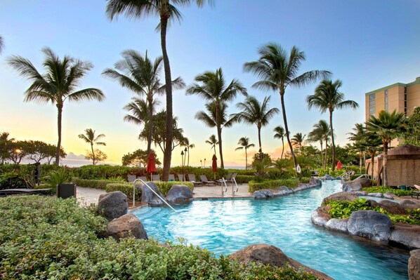 Dive into paradise at Honua Kai?s pristine swimming pools. Perfect for relaxing or making a splash with family and friends.