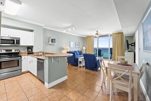 Kitchen and Living Area