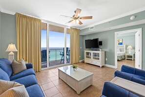 Living Area with Balcony