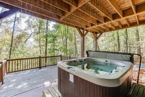 Covered Hot Tub