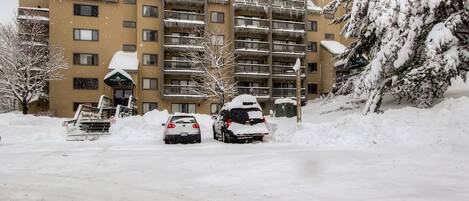 Building 2 in the winter