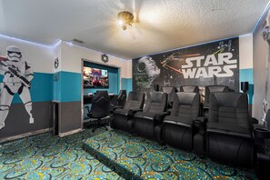 Upstairs movie theater