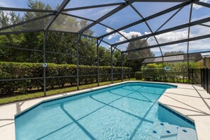 Shrubs provide extra privacy when you are getting your laxation on and basking in the Florida sun.