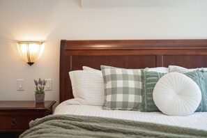 Primary bedroom with king bed