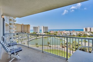 Awesome view of the Gulf from our Balcony!