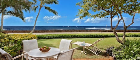 Poipu Kapili Resort #56 - Oceanfront Lanai View - Parrish Kauai