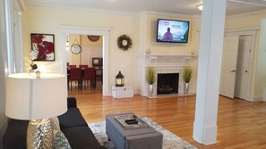 HUGE living room, sitting and pub table area